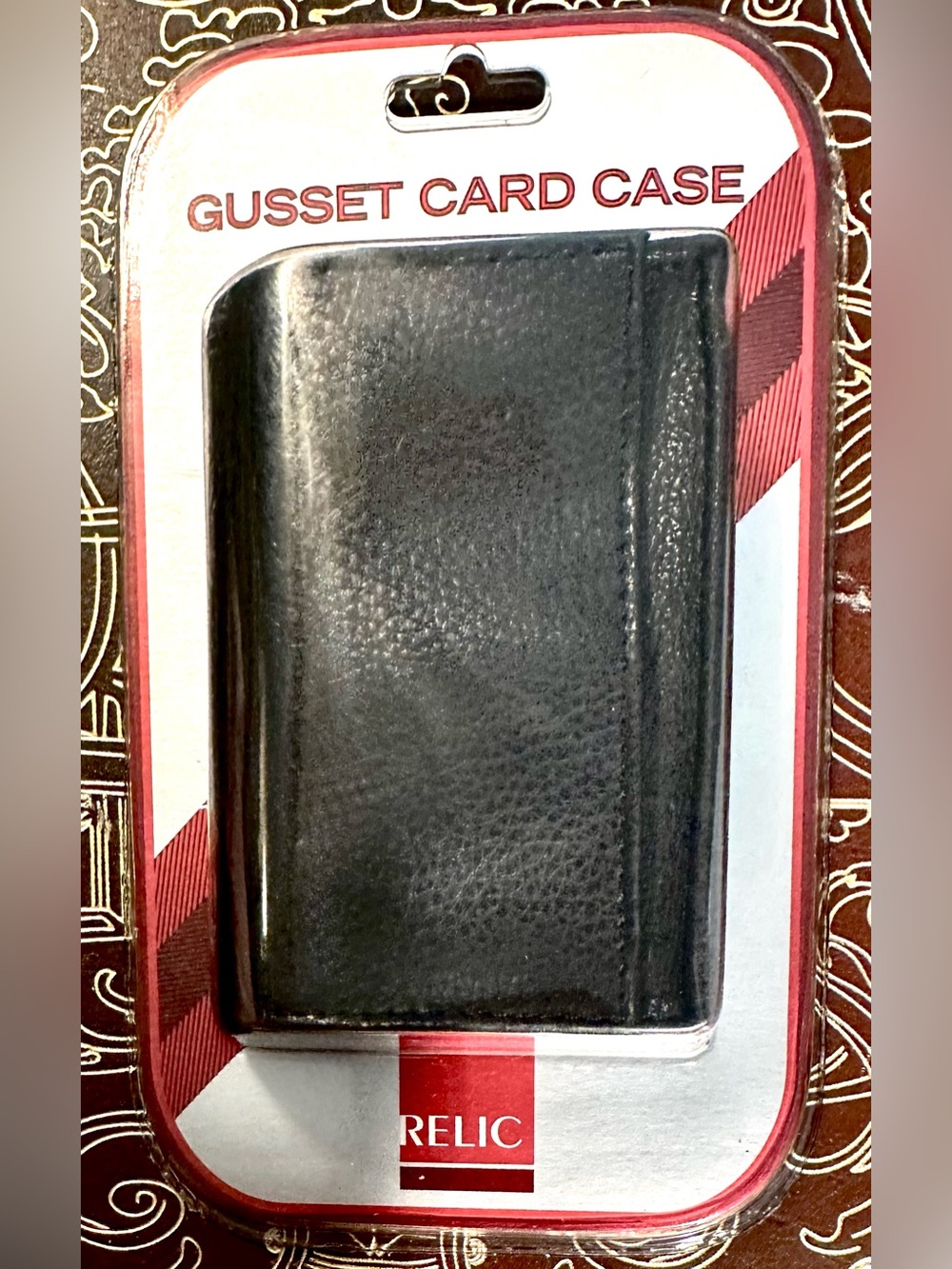 Relic Black Gusseted Card Case
